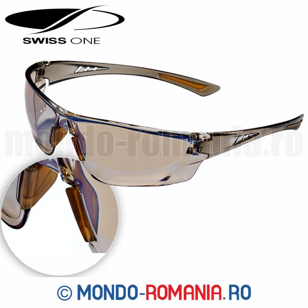 Ochelari de protectie cu lentile maronii SWISS ONE - CONTINENTAL maronii